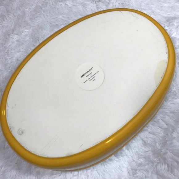 NWOT Rachael Ray Yellow 3.75qt Oval Handled Baking Pan - Picture 4 of 8